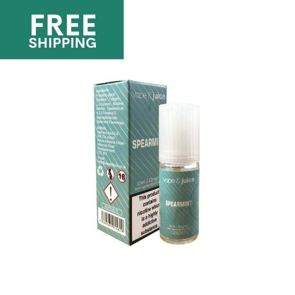 elf bar vape uk E Liquid Spearmint - Mints Vape Co. - 120mL main image 0